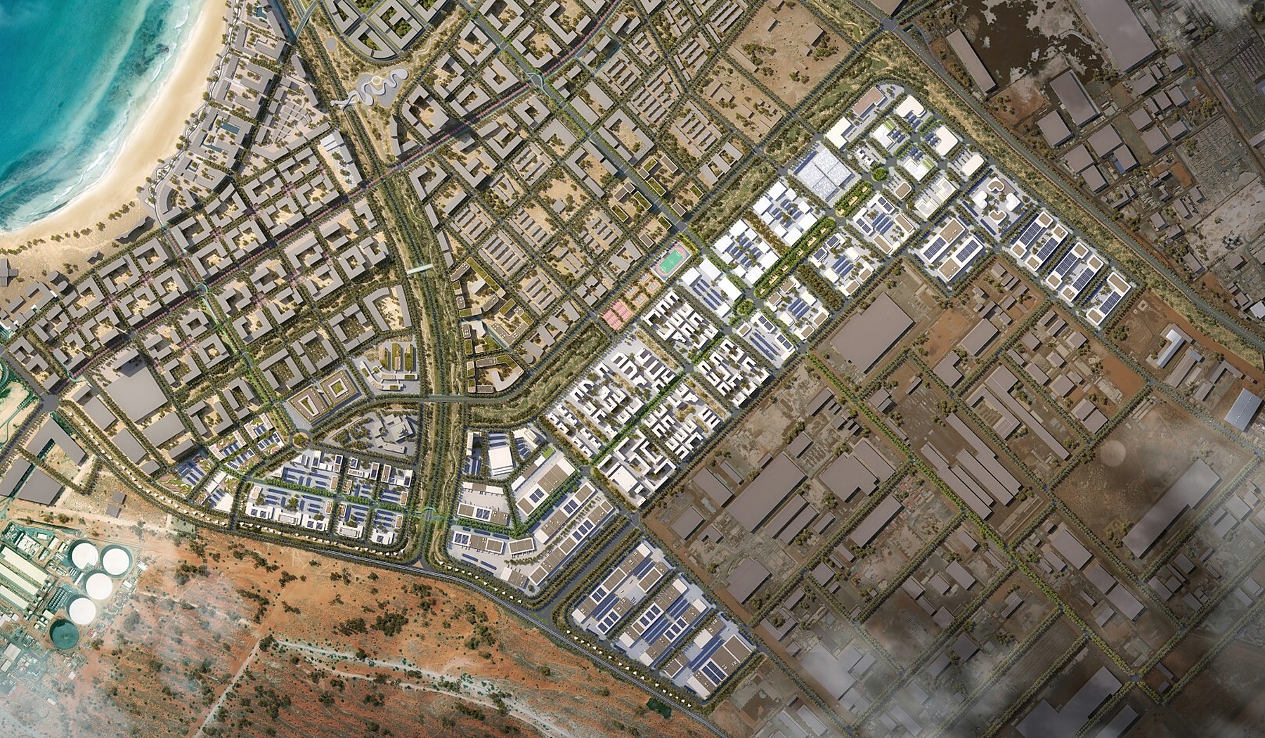 Hospitality Development Land — Ras Al Khaimah, UAE. Illustrative masterplan; not a surveyed depiction of the offered plots.